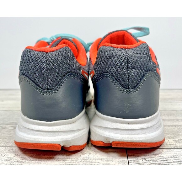 Nike Downshifter 6 Running Shoe Women's Size 7 Gray/Orange/Blue EUC - Picture 4 of 10